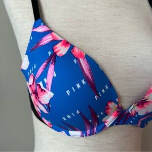 NWT! Victoria’s Secret PINK Tropical Push-Up Bra - 32C